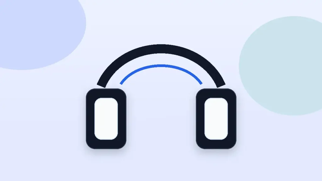 Over-ear noise cancelling headphones representing travel and focus listening